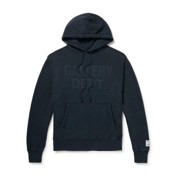 GALLERY DEPT. Logo Print Cotton Jersey Hoodie