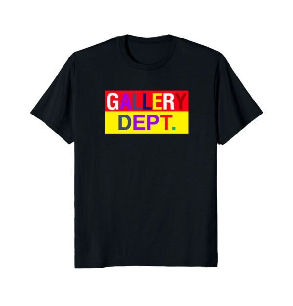 Gallery Dept Color T-shirt BLACK