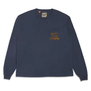 Gallery Dept De La Galerie Long Sleeve Pocket T-shirt Blue