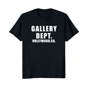 Galler Dept T-shirt Hollywood CA BLACK