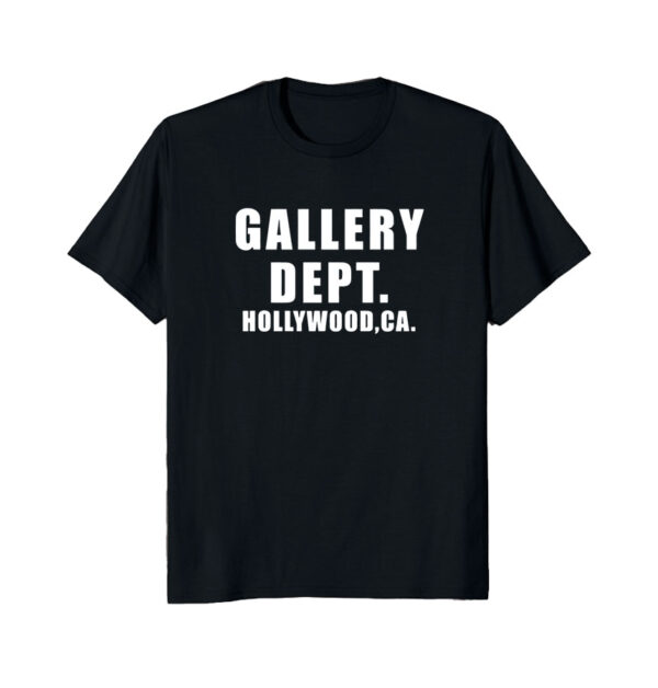 Galler Dept T-shirt Hollywood CA BLACK