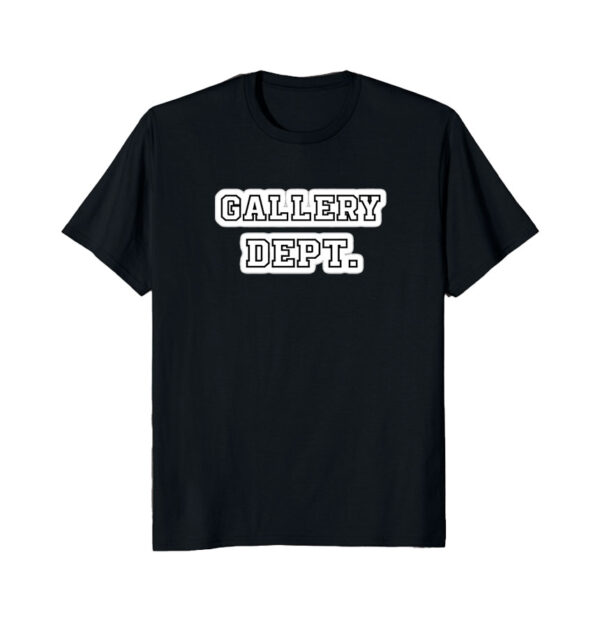 Gallery Dept T-shirt Outline BLACK